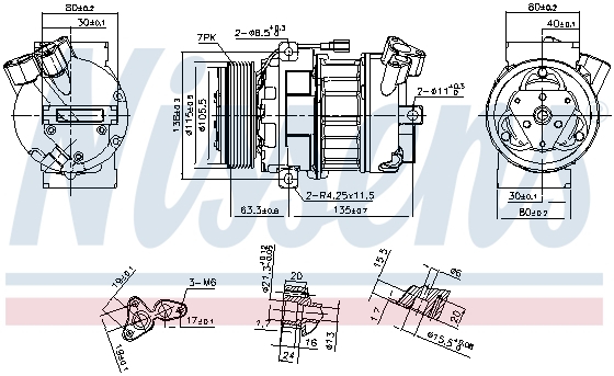 Компрессор кондиционера RENAULT арт. 890656