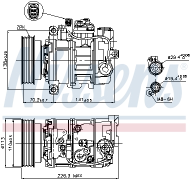 Компрессор кондиционера DENSO арт. 89237