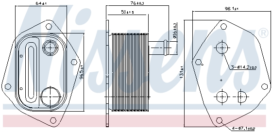 Радиатор масляный AVA QUALITY COOLING арт. 90720