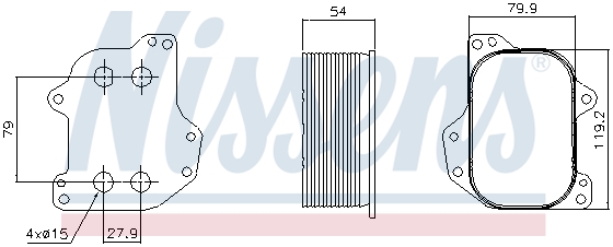 Радиатор масляный AVA QUALITY COOLING арт. 90745