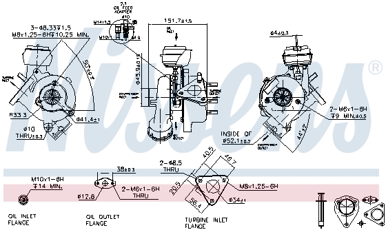 Турбокомпресор First Fit NISSENS 93043