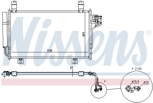 Радиатор кондиционера AVA QUALITY COOLING арт. 940326