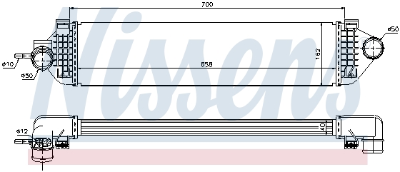 Интеркулер NISSENS NI 96492