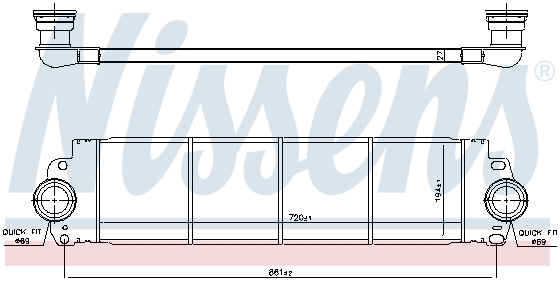 Интеркулер AVA QUALITY COOLING арт. 96683