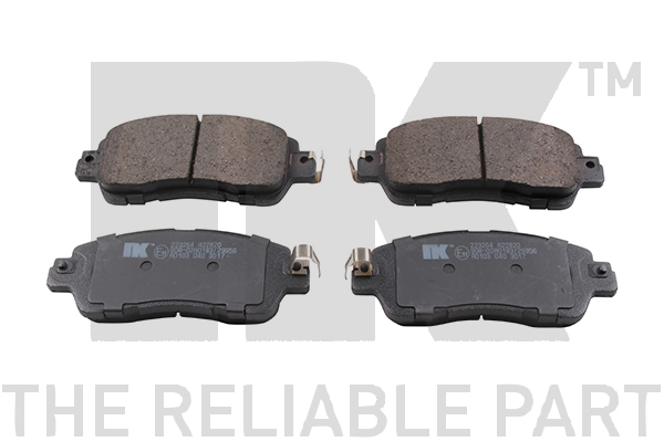 Тормозные колодки дисковые BREMBO арт. 223264