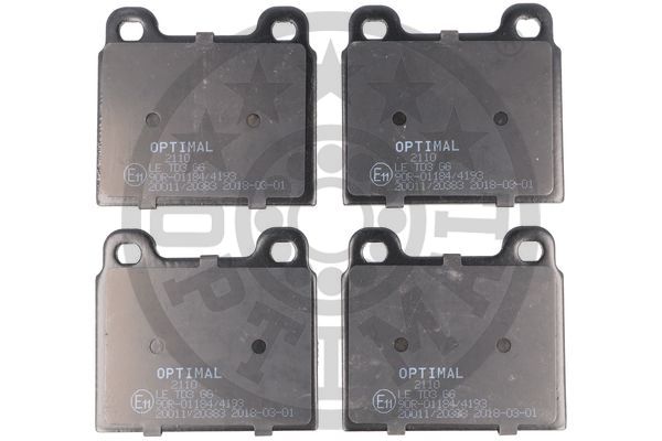 Тормозные колодки дисковые FEBI BILSTEIN арт. BP-02110