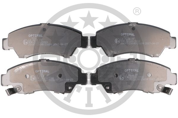 Тормозные колодки дисковые REMSA арт. BP-09816