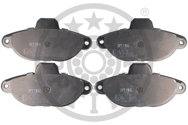 Тормозные колодки дисковые ICER арт. BP-10180