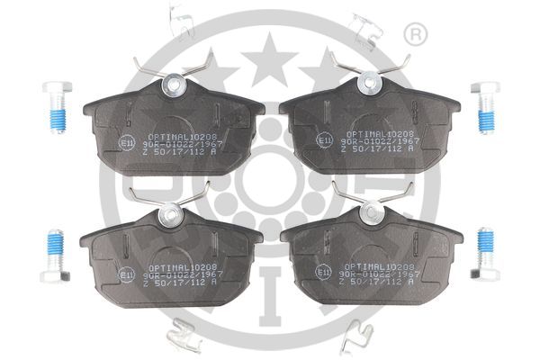 Тормозные колодки дисковые TEXTAR арт. BP-10208