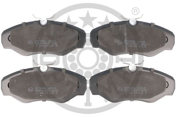 Тормозные колодки дисковые HELLA PAGID арт. BP-12014