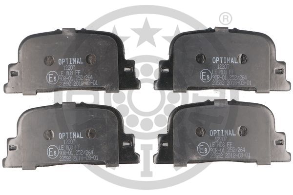 Тормозные колодки дисковые BOSCH арт. BP-12207