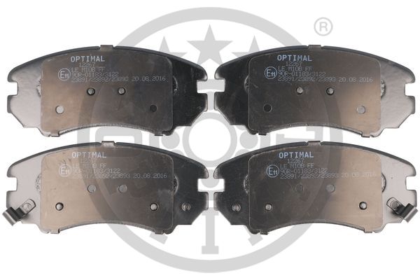Тормозные колодки дисковые ICER арт. BP-12267