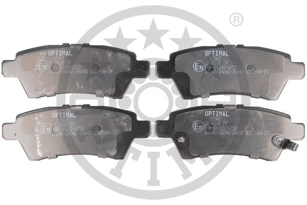 Тормозные колодки дисковые  арт. BP-12347