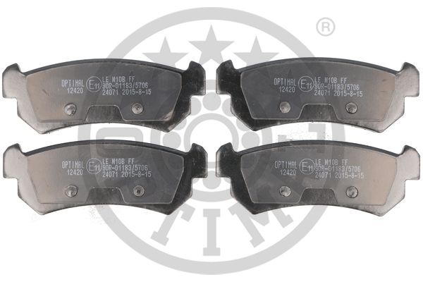 Тормозные колодки дисковые FEBI BILSTEIN арт. BP-12420