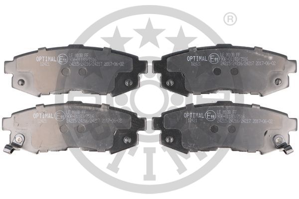 Тормозные колодки дисковые BOSCH арт. BP-12421