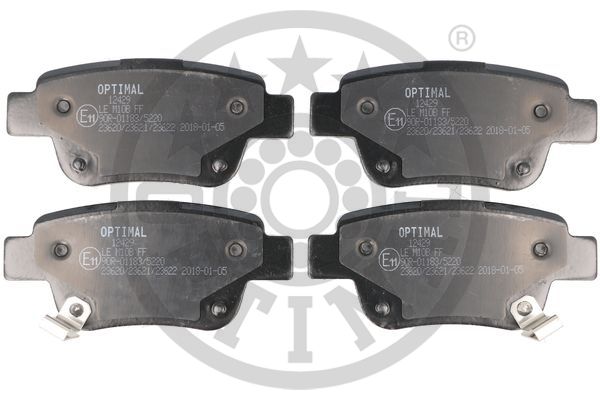 Гальмівні колодки дискові ICER арт. BP-12429