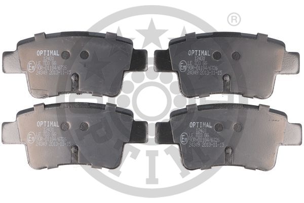 Тормозные колодки дисковые FEBI BILSTEIN арт. BP-12431