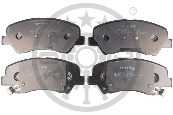 Гальмівні колодки дискові ICER арт. BP-12672