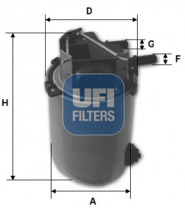 Топливный фильтр HENGST FILTER арт. 24.095.00