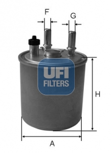 Топливный фильтр CLEAN FILTERS арт. 24.114.00