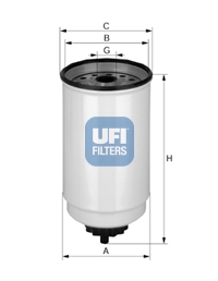 Топливный фильтр WIX FILTERS арт. 24.371.00