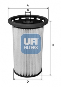 Топливный фильтр CLEAN FILTERS арт. 26.038.00
