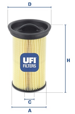 Топливный фильтр CLEAN FILTERS арт. 26.005.00