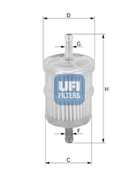 Топливный фильтр MANN-FILTER арт. 31.010.00