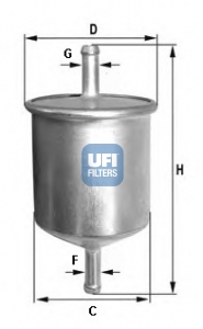 Топливный фильтр MANN-FILTER арт. 31.529.00