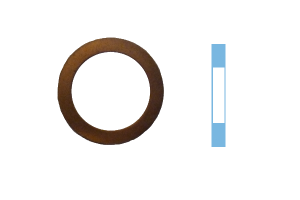 Уплотнительное кольцо маслосливной пробки поддона BLUE PRINT арт. 005590H