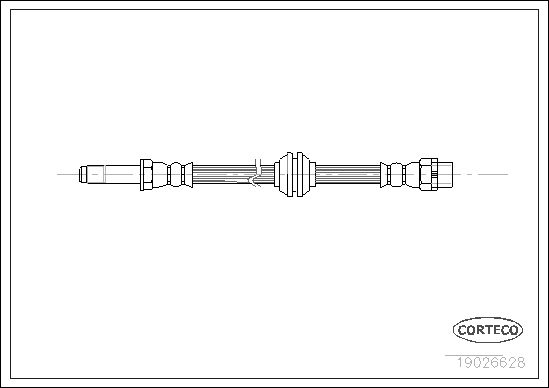 Тормозной шланг FEBI BILSTEIN арт. 19026628