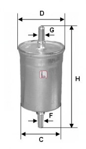 Топливный фильтр KNECHT арт. S 1844 B