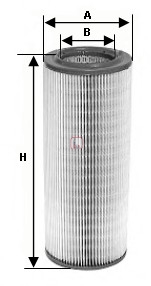 Воздушный фильтр Borsehung арт. S 7603 A