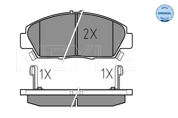 Тормозные колодки дисковые BLUE PRINT арт. 025 218 7918/W