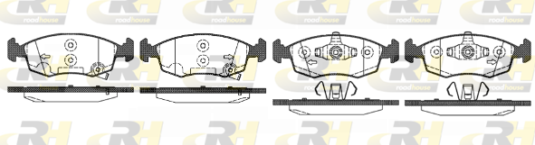 Тормозные колодки дисковые TRW арт. 2172.50
