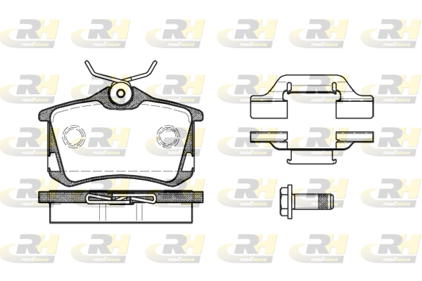 Тормозные колодки дисковые BREMBO арт. 2263.50