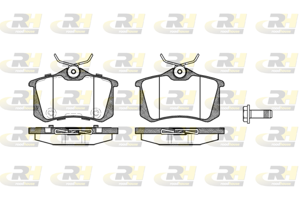 Тормозные колодки дисковые RENAULT арт. 2263.74