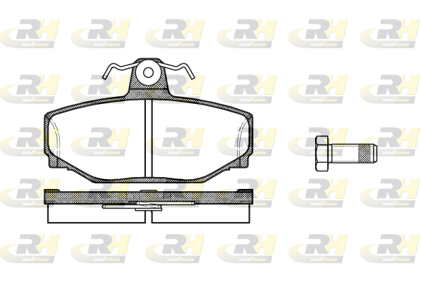 Тормозные колодки дисковые BOSCH арт. 2297.00