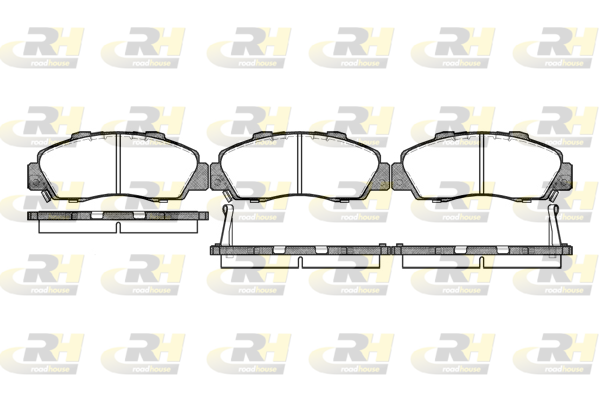 Тормозные колодки дисковые BLUE PRINT арт. 2351.02