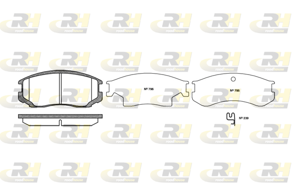 Тормозные колодки дисковые BREMBO арт. 2357.22