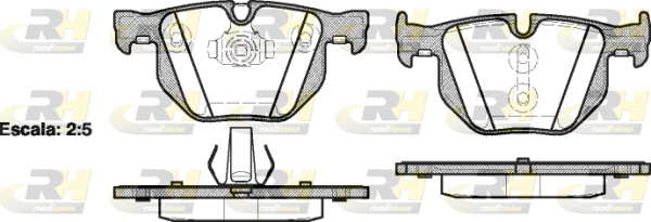 Тормозные колодки дисковые BMW арт. 2381.61