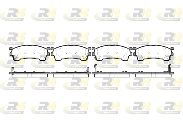 Тормозные колодки дисковые BLUE PRINT арт. 2415.04