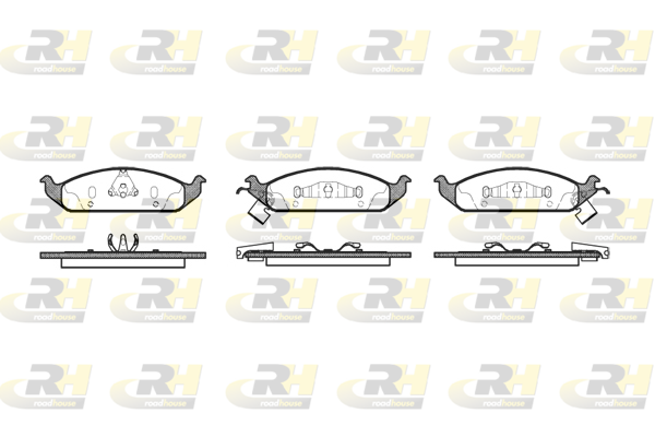 Тормозные колодки дисковые BREMBO арт. 2570.02