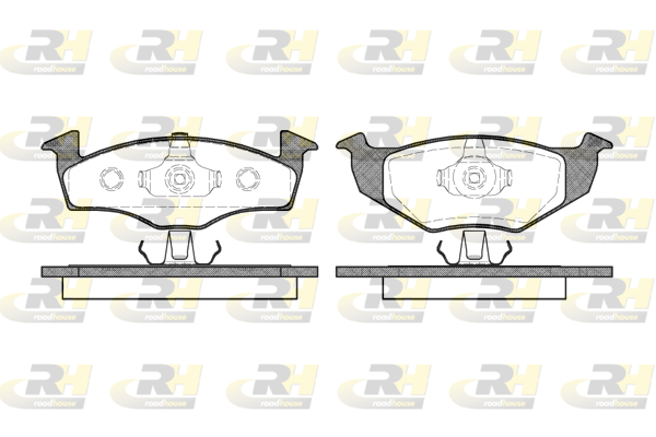 Тормозные колодки дисковые BREMBO арт. 2609.10