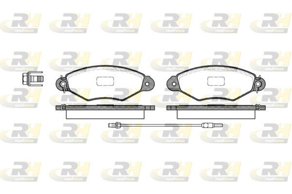 Тормозные колодки дисковые BREMBO арт. 2643.01