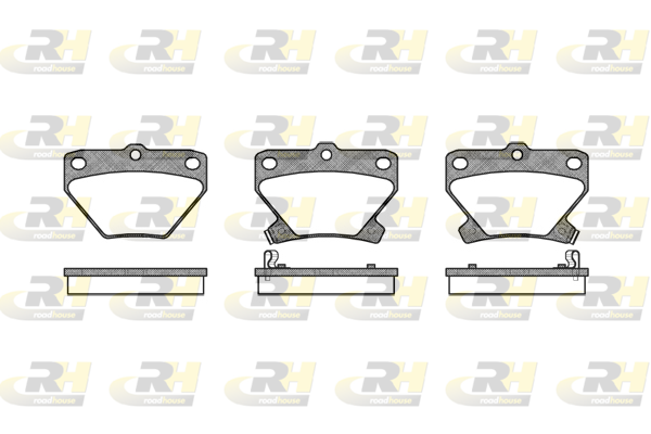 Тормозные колодки дисковые BREMBO арт. 2741.02