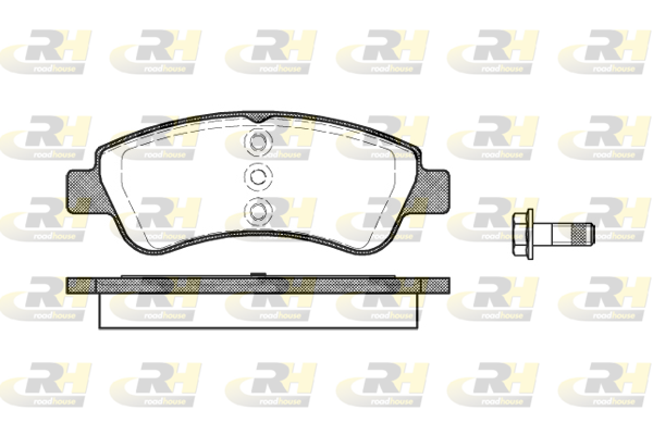 Тормозные колодки дисковые BREMBO арт. 2840.20