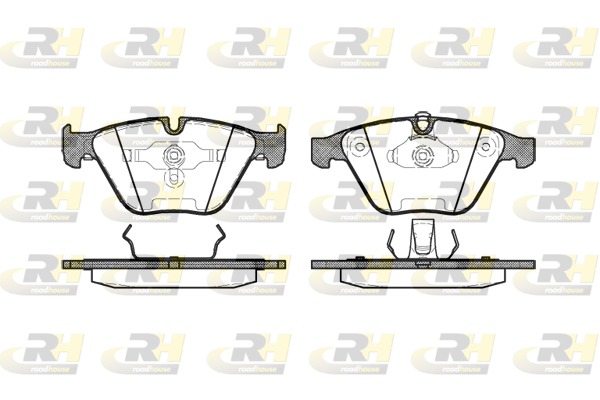 Тормозные колодки дисковые BREMBO арт. 2857.00