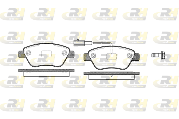 Тормозные колодки дисковые BREMBO арт. 2858.11