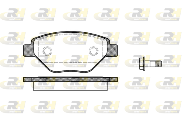 Тормозные колодки дисковые RENAULT арт. 2977.00